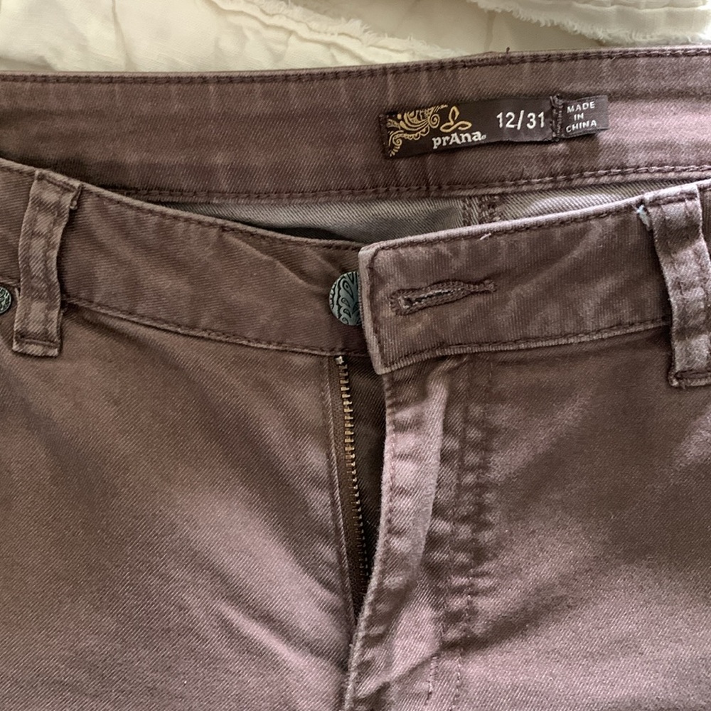 Prana women’s straight leg pants - plum - Picture 2 of 2